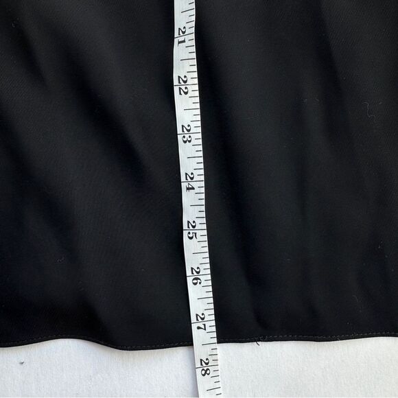 Carmen Marc Valvo Black Beaded-Neck Halter Top Size 16 NWT - Picture 7 of 9